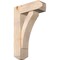 Ekena Millwork Thorton Craftsman Smooth Bracket w/ Offset Brace, Douglas Fir, 7 1/2"W x 22"D x 34"H BKT0806X22X34THR04SDF - alternate 1